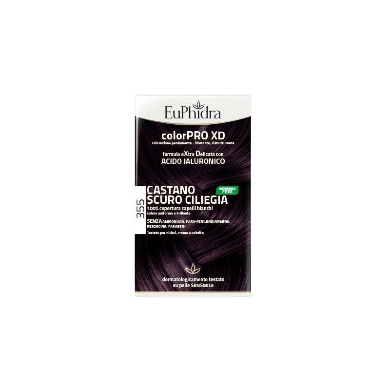 Colorpro XD 355 Castano Scuro Ciliegia Tinta per Capelli Euphidra