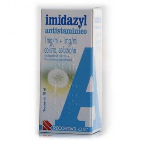 Imidazyl Antistaminico Collirio Confezione da 10 ml per Allergie oculari