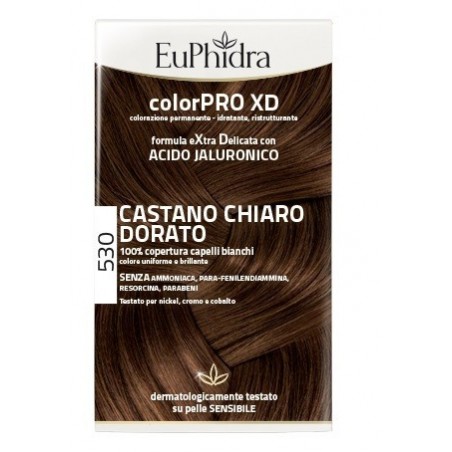 Euphidra Colorpro XD 530 Castano Chiaro Dorato Tinta per Capelli Euphidra