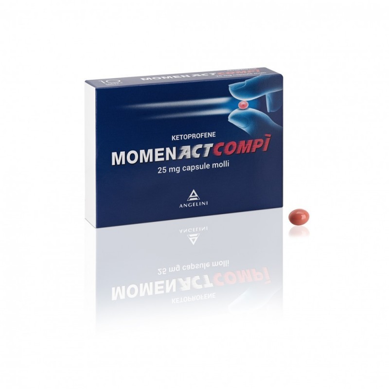 Angelini Pharma MomenactcompÌ 25 Mg Capsule Molli Ketoprofene