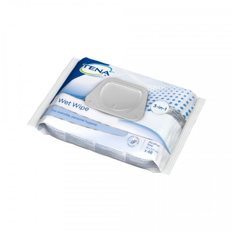 Essity Italy Tena Wet Wipe Salviettine Umidificate 48 Pezzi