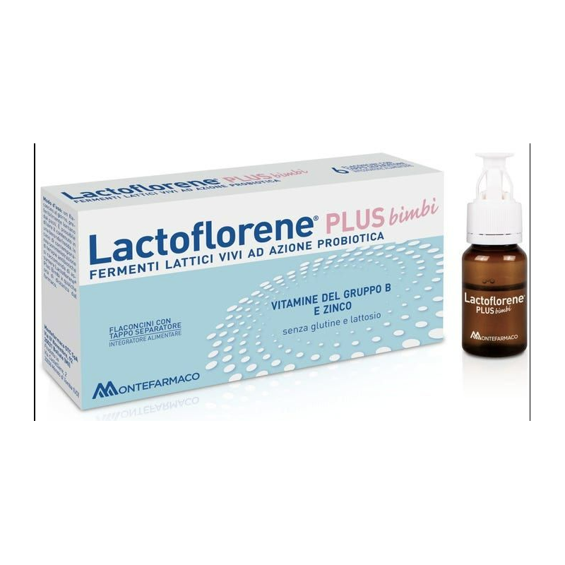 Montefarmaco Otc Lactoflorene Bimbi Plus 7 Flaconcini