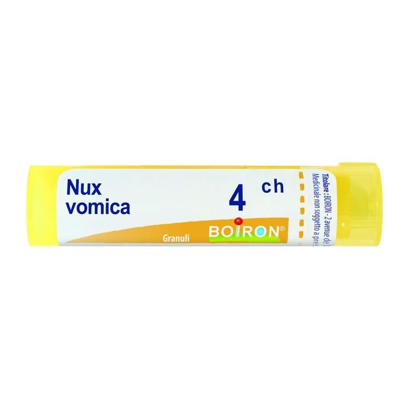 Boiron Nux Vomica 4ch Granuli Tubo Multidose 80 Granuli per nausea e vomito