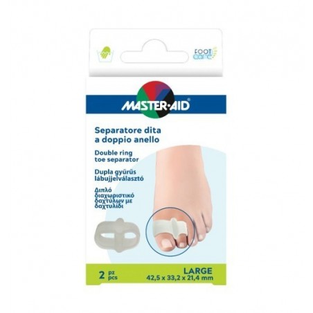 Pietrasanta Pharma Separatore Dita Master-aid Footcare Con Anello Doppio Large 2 Pezzi C11